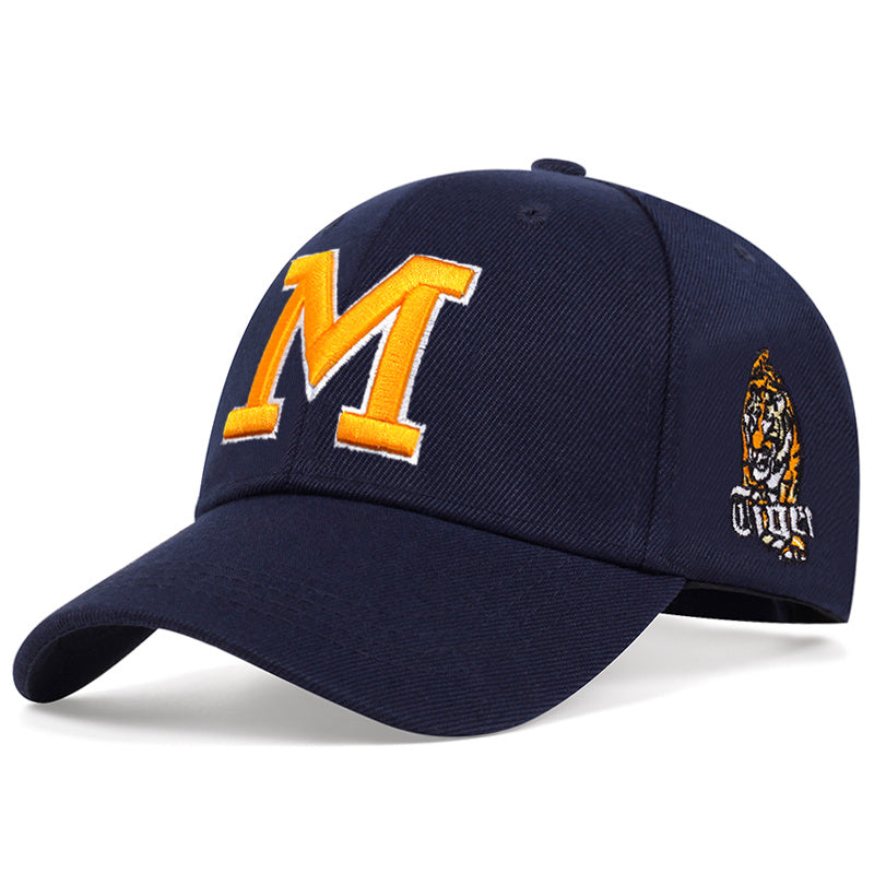 Men's Letter & Tiger Embroidered Cap