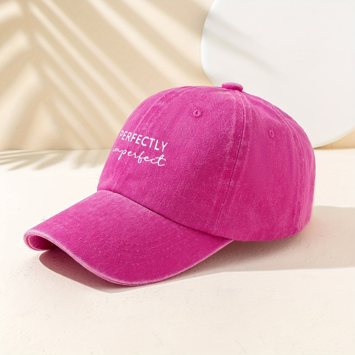 Vintage Washed Baseball Cap Casual Peaked Cap