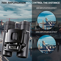 HD Compact Binoculars BAK4 Prism Waterproof for Bird Watching