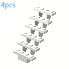 4pcs Building Block Set Staircase Scene Construction Kit DIY Toy
