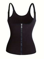 Slimming Cami Top Tummy Control Shaping Zipper Top Women's Lingerie