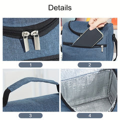 Insulated Portable Lunch Bag Waterproof Thermal Cooler Bag Large Capacity