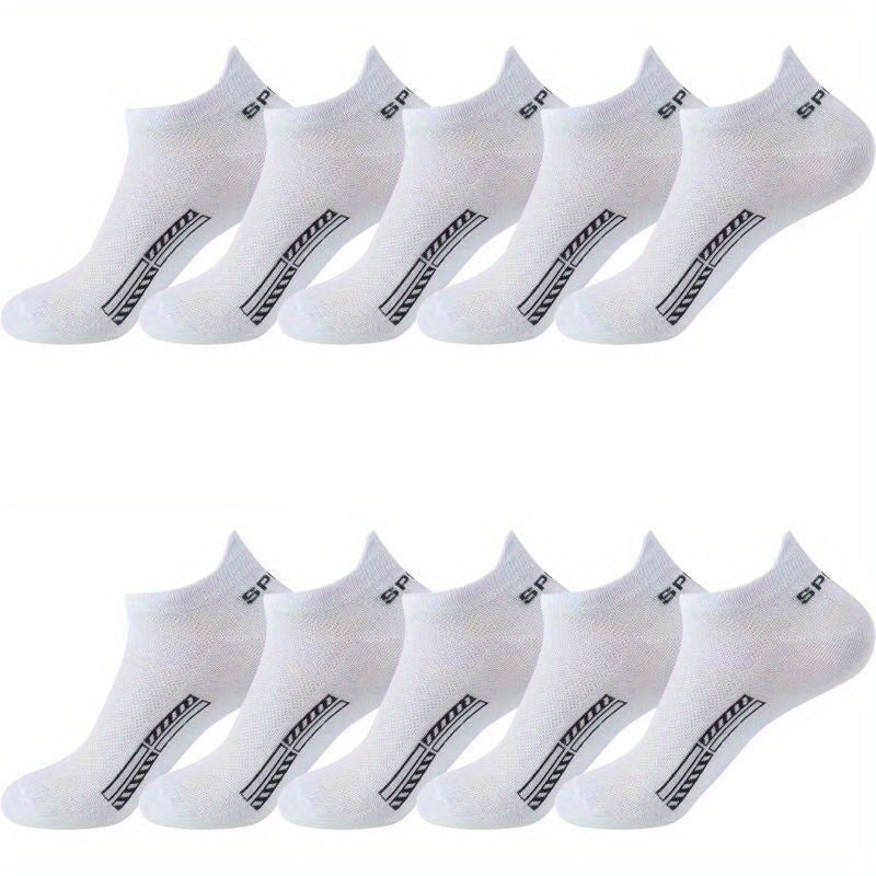 10pairs Boys Kids Thin Sweat Absorption Sports Short Socks