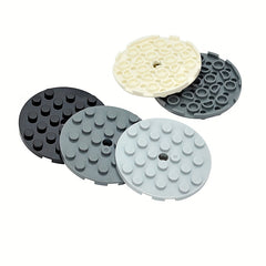 10pcs Round Plates 6x6 with Hole Thin Sheets Bricks DIY Building Accessories