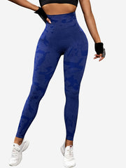 High Waisted Yoga Pants Camouflage Print Leggings