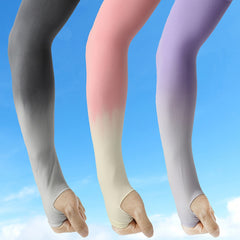 3 Pairs Gradient UV Protection Arm Cover Breathable Elastic Arm Sleeves