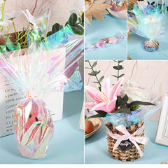 Iridescent Cellophane Wrap Halloween Gift Baskets Roll