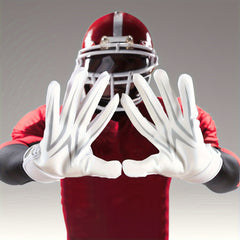 Youth Football Gloves - Non Slip Silicone Grip for Enhanced Performance