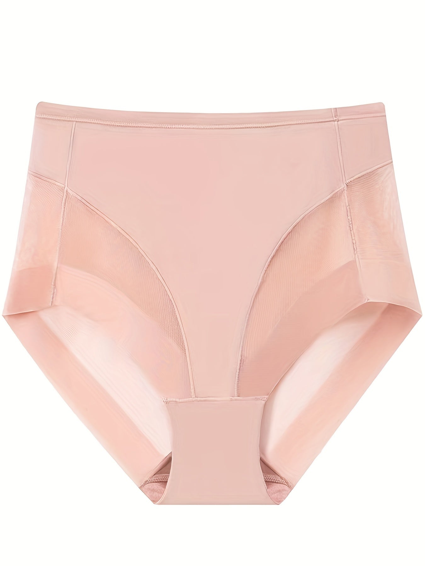 4pcs Mesh Stitching Briefs Comfy & Breathable Intimates Panties