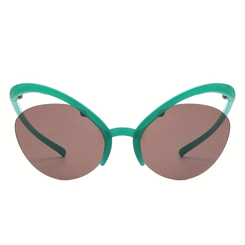 Y2K Butterfly Sunglasses For Women Men UV400 Sun Shades Decorative Glasses