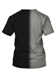 Men's Vintage Knight Pattern Sports T shirt Casual Tee Shirt For Summer