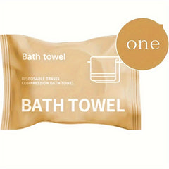 1pc Compressed Bath Towel Portable Absorbent Bath Towel for Travel