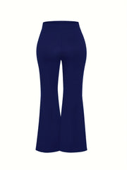 High Waist Flared Leg Pants for Women