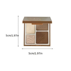 Highlighter Bronzer Palette Face Shading Contouring Powder Makeup