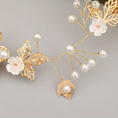 Faux Pearl Headband Bridal Hair Accessories