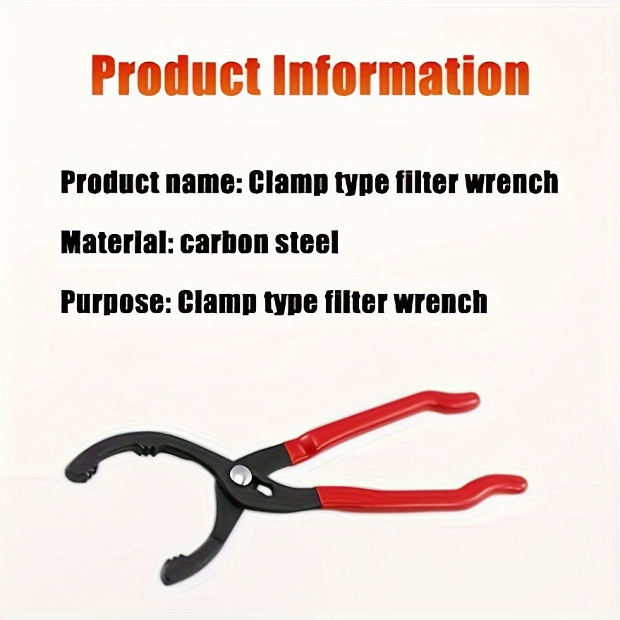 Long Handle Filter Plier Universal Adjustable Filter Wrench For Motorcycle