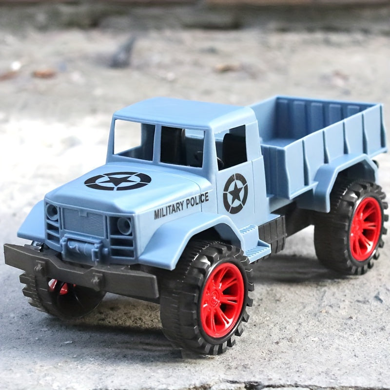 Toy Car Pull Back Truck Military Model Engineering Car Off road Vehicle