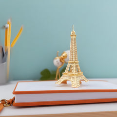 Eiffel Tower 3D Puzzle Wooden Toy Parisian Centerpiece