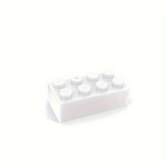 40pcs 2x4 High Bricks Small Building Blocks Compatible With Multiple Main Brands