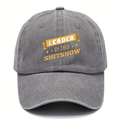 Washed Cotton Printed Letter Baseball Cap Soft Sun Hat for Men and Women