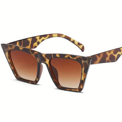 Square Cat Eye Sunglasses Vintage Gradient Eyeglasses Women Golf Driving