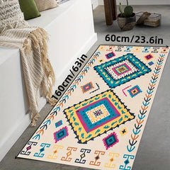 Boho Geometric Area Rug Moroccan Modern Bohemian Indoor Soft Tufted Carpet