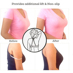 Bra Strap Clips 10 Pcs Anti Slip Buckles Conceal Straps For Back