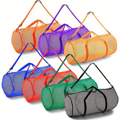 Large Mesh Beach Tote Bag Heavy Duty Football Storage Washable Travel Bag