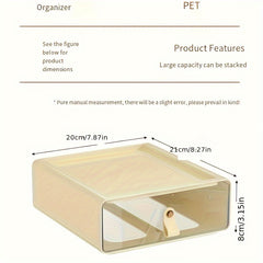 Desktop Storage Box Plastic Organizer Box Book Document Storage Box