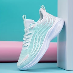 Women's Breathable Non slip Running Shoes Gradient Casual Sneakers