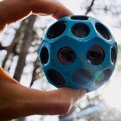 High Resilience Bouncy Ball Moon Shape Indoor Outdoor Toy