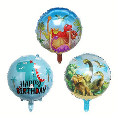 2pcs Dinosaur Family Foil Balloons - Birthday Party Decor