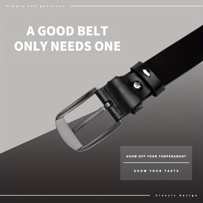 Men's Casual PU Leather Belt for Daily Use