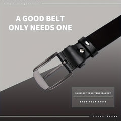 Men's Casual PU Leather Belt for Daily Use