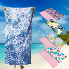Fashionable Printed Microfiber Beach Towel - Quick Drying Sports Towel