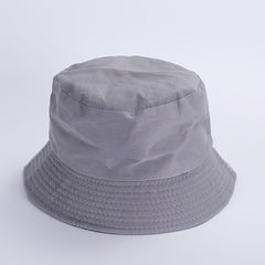 Polyester Cotton Double Sided Bucket Hat Unisex Sun Protection DIY Foldable Hat