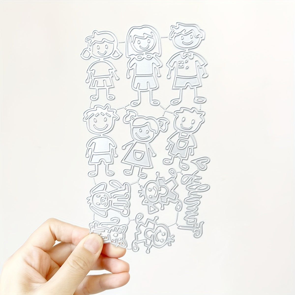 1pc Small Human Mold DIY Metal Embossing Scrapbooking Cutting Mold