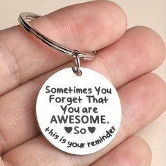 Personalized Motivational Keychain for Boys