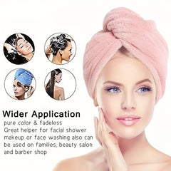 Coral Velvet Hair Towel Soft Hair Drying Cap