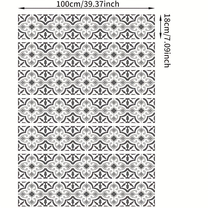 Vinyl Staircase Sticker Decals for Stair Steps 100x18.01cm