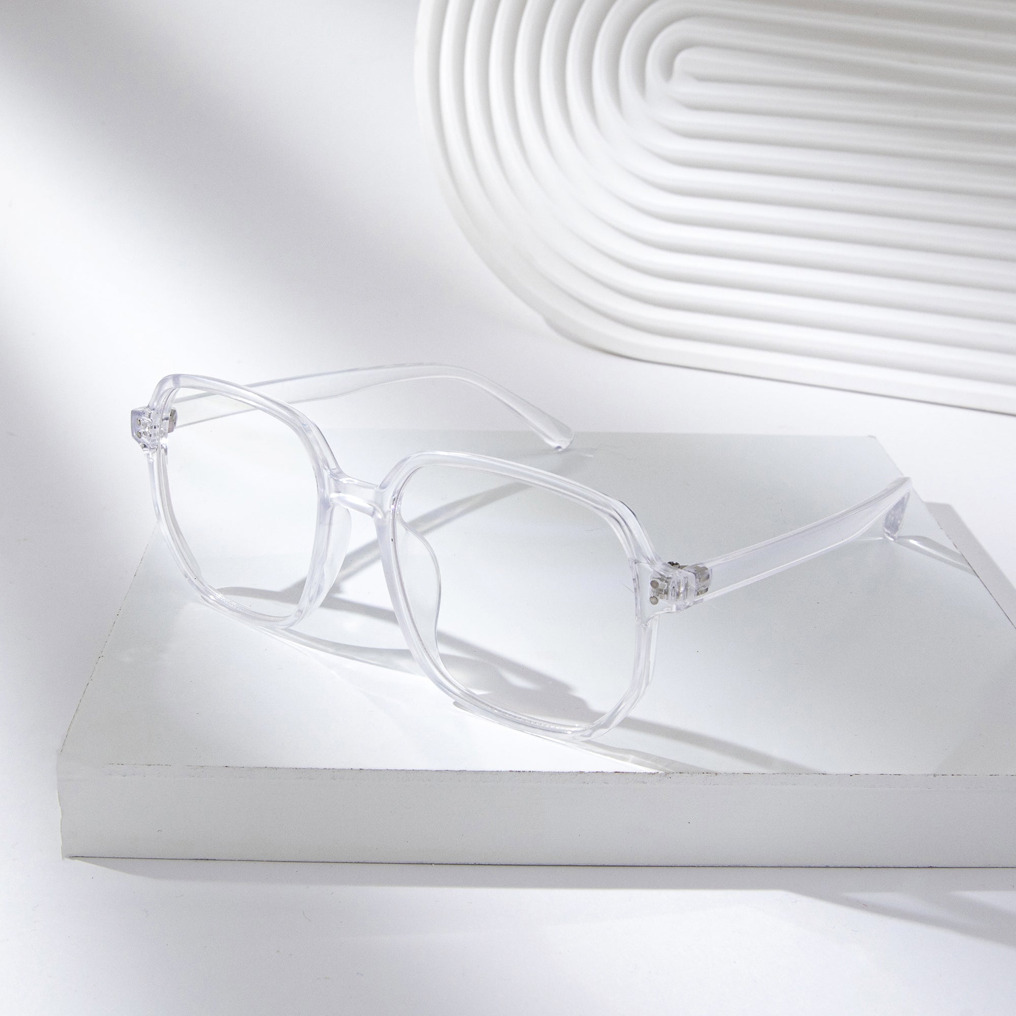 Stylish Square Frame Light Blocking Glasses