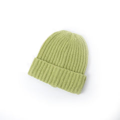 Hand Knit Wool Hat Mens Size XL Watch Cap Beanie