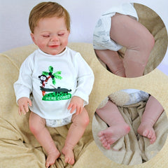 Realistic Newborn Soft Vinyl Baby Dolls Toy For Kids Age 3