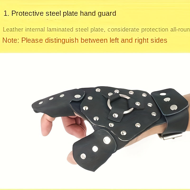 Fishing Handguard PU Leather Wrist Guard Slingshot Bracers