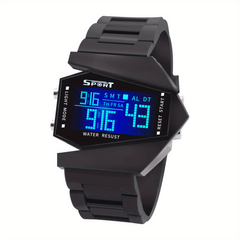 Kids Glow Aircraft Electronic Watch Gift