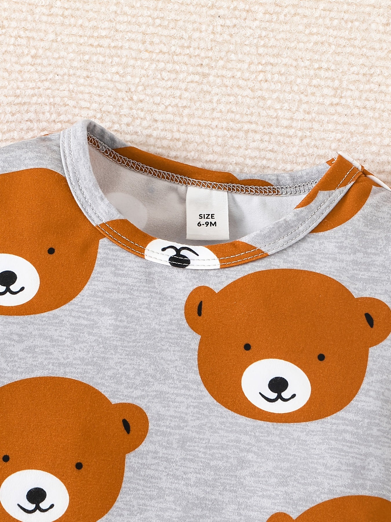 Newborn Boys Bear T shirt & Shorts Set