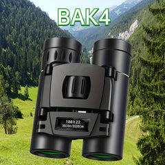 Portable Mini Binoculars BAK4 Prism Waterproof For Camping Tourism