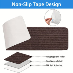15pcs Self Adhesive Stair Treads Carpet for Wooden Stairs
