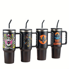 Halloween Tumbler 40oz Stainless Steel Thermal Water Bottle
