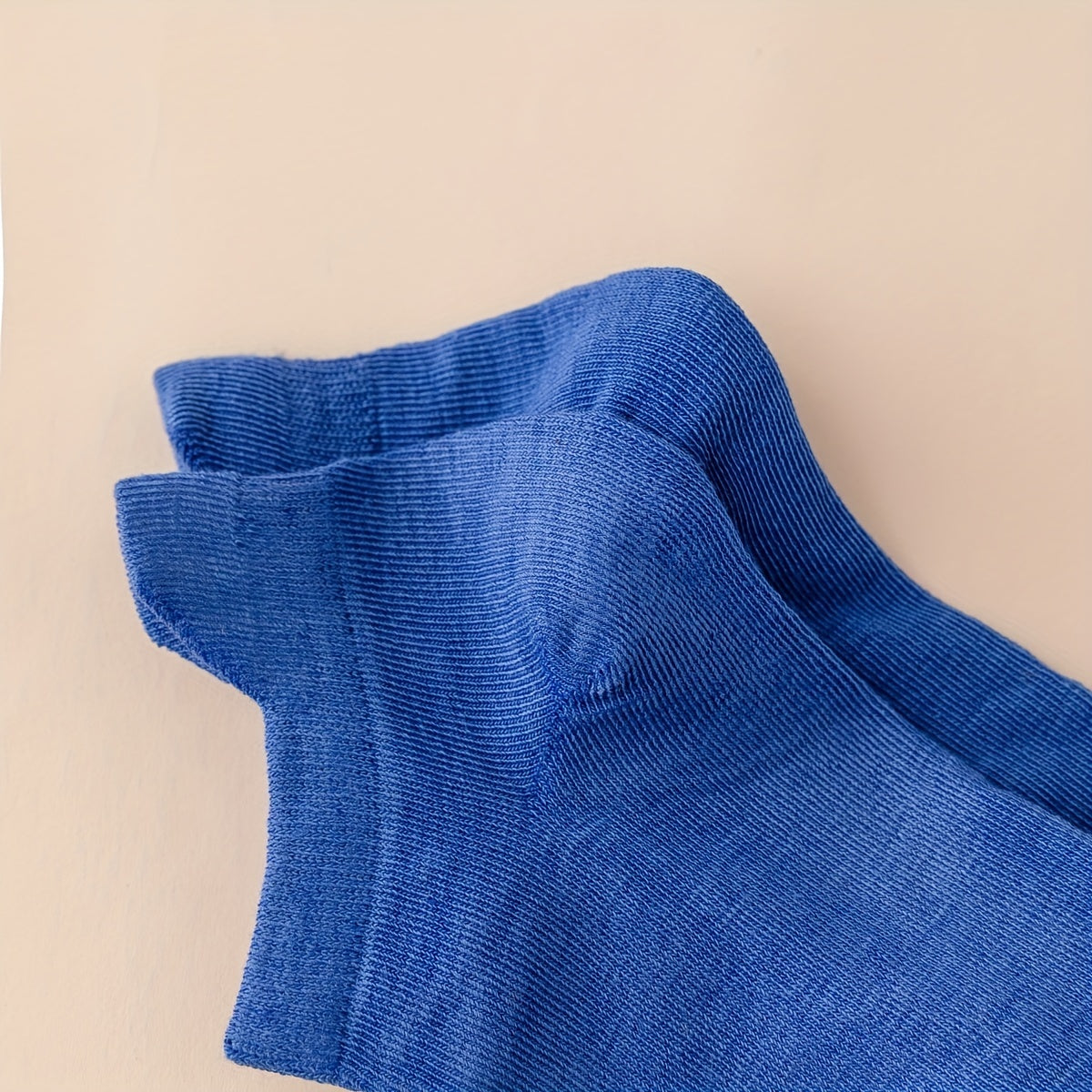 10 Pcs Solid Ankle Socks Comfy & Breathable Low Cut Women's Stockings